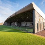 Barnwood gevelbekleding Golfclub Bernardus